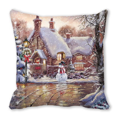 Merry Christmas Velvet Decorative Cushion ZT402