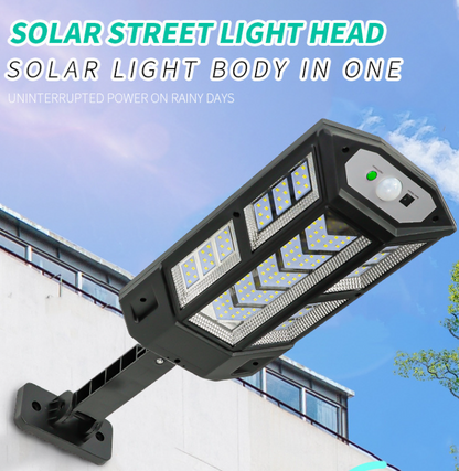 Outdoor Solar Wall Light with Remote and Motion Sensor