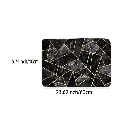 Stitching Pattern Non-Slip Floor Mat for Entryway