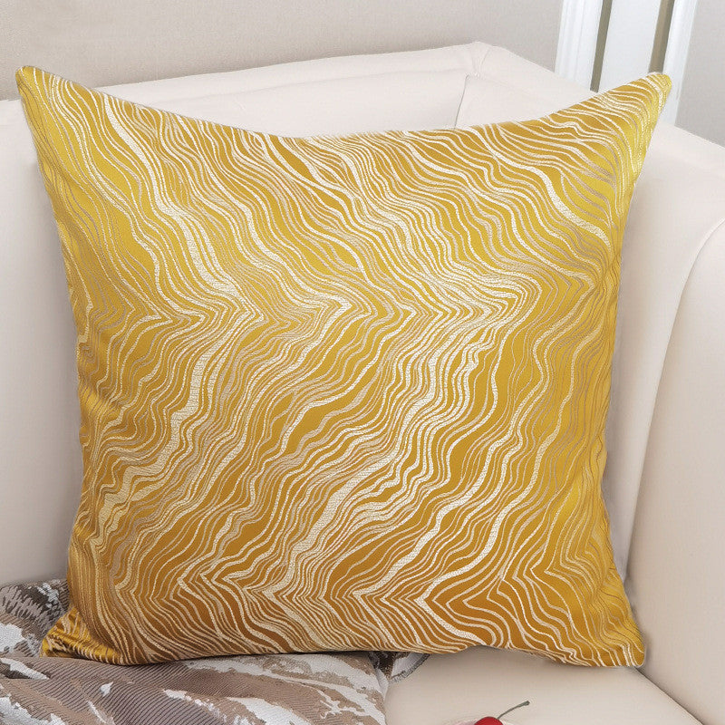 Nordic Velvet Blue Cushion Cover for Home and Garden