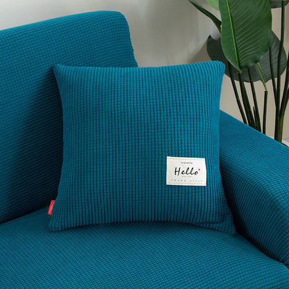 Corn Velvet Solid Color Sofa Pillow Cover Set