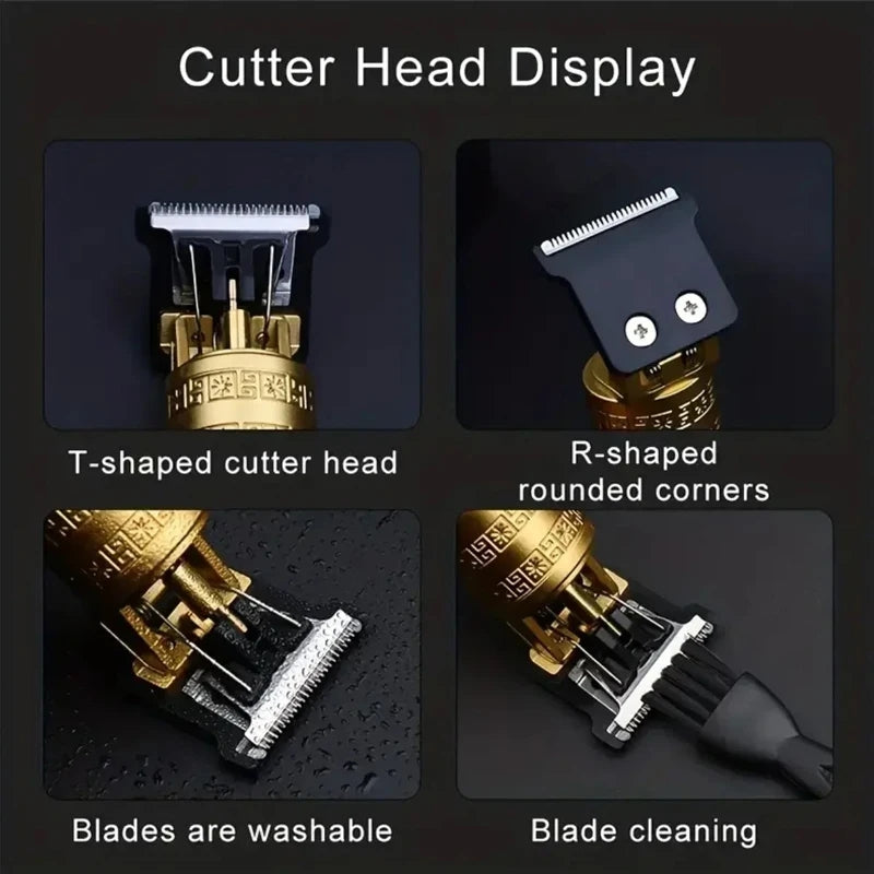 2024 Vintage T9 Men's Electric Hair Cutting Machine