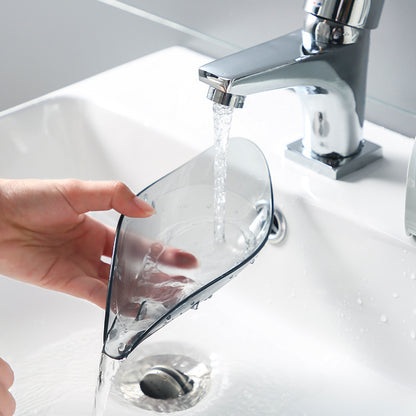 Leaf Soap Holder with Suction Cup for Bathroom Use