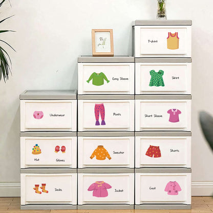 Children's Clothing Logo Stickers for Room Decor