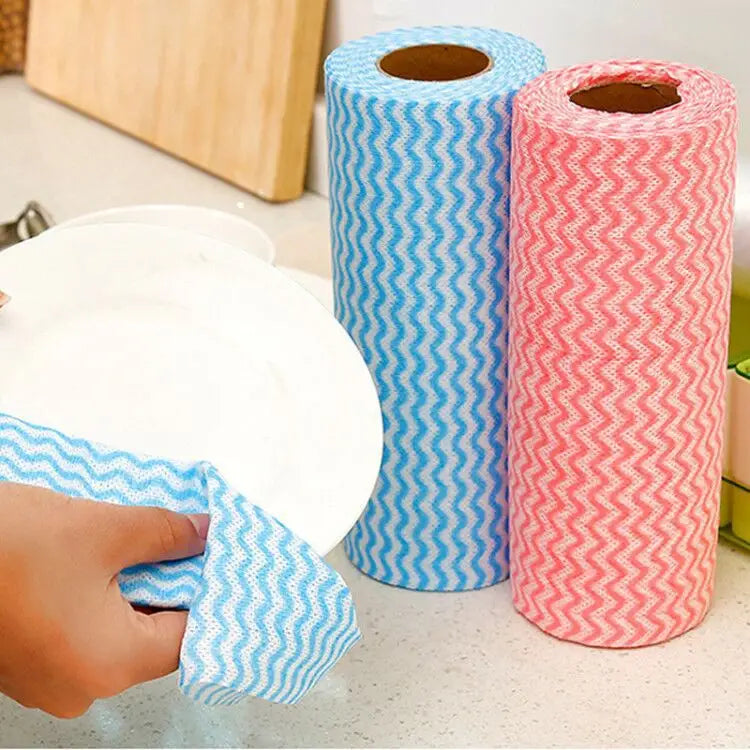 Oil-Free Non-Woven Dishcloth Roll - Kitchen Supply