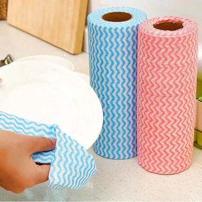 Oil-Free Non-Woven Dishcloth Roll - Kitchen Supply