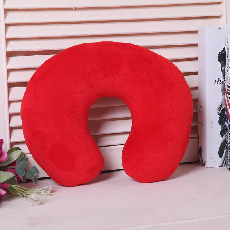 Monochrome U-Shaped Neck Support Pillow