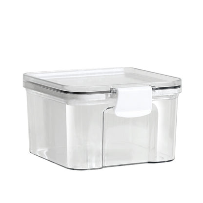 Transparent Food-Grade Storage Jars for Kitchen Use
