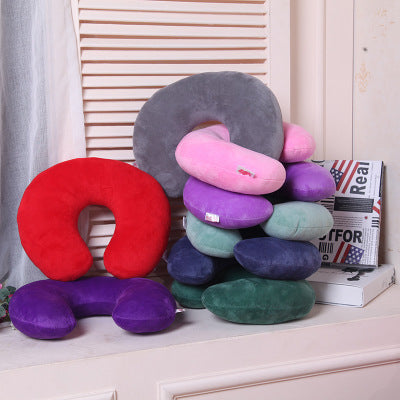 Monochrome U-Shaped Neck Support Pillow