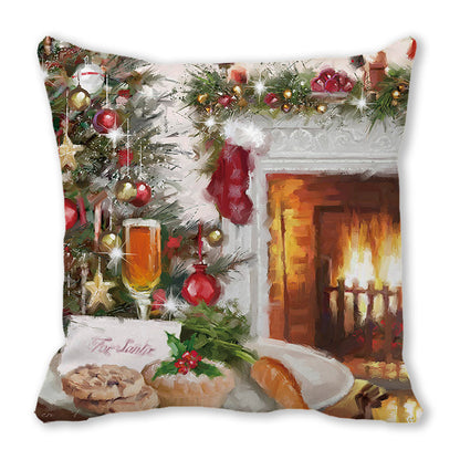 Merry Christmas Velvet Decorative Cushion ZT402