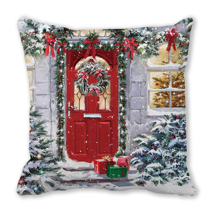 Merry Christmas Velvet Decorative Cushion ZT402