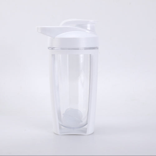 Double Layer Portable Shaker Cup for Protein Drinks
