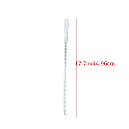 17.7inch Duct Unclogging Brush for Bathroom Cleaning
