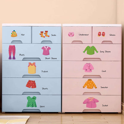 Children's Clothing Logo Stickers for Room Decor