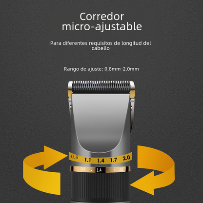 Electric Hair Clipper with Ceramic Blade and LCD Display