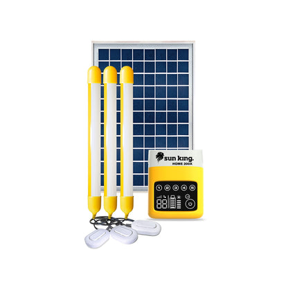 Sun King Home Solar Home System with Modern Solar Lighting (Home 200X)