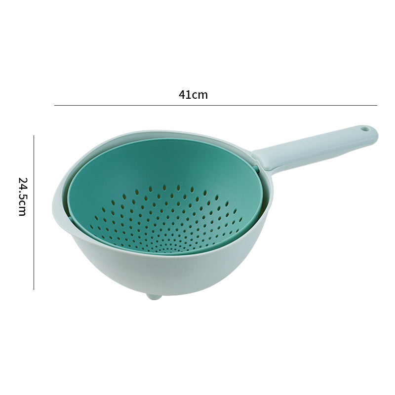 Multifunctional Plastic Vegetable Basket for Kitchen