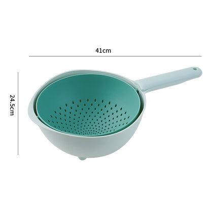 Multifunctional Plastic Vegetable Basket for Kitchen