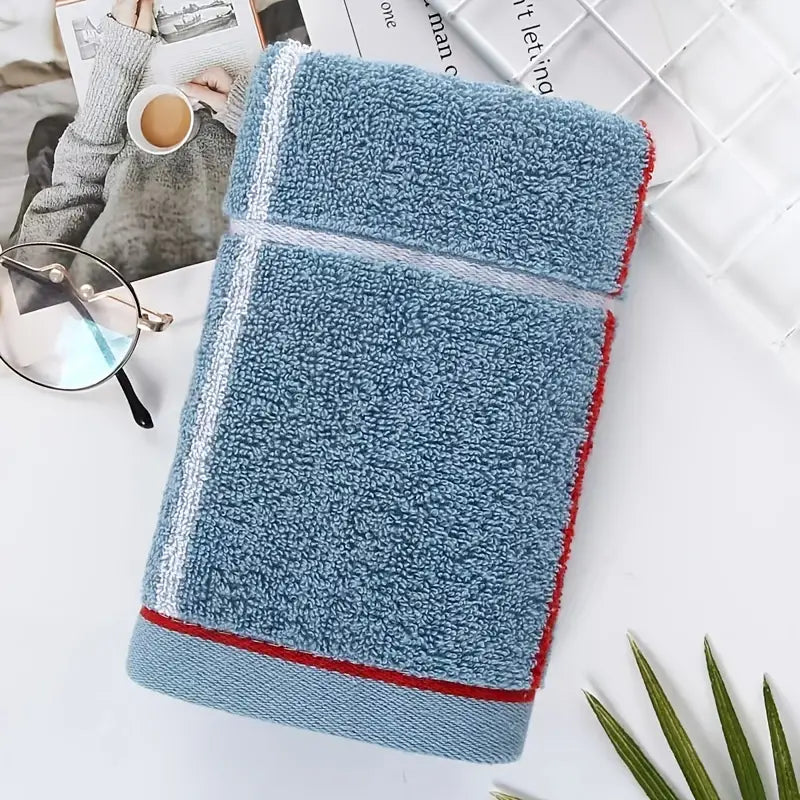 Multicolor Cotton Hand Towel Set - Quick Dry & Absorbent