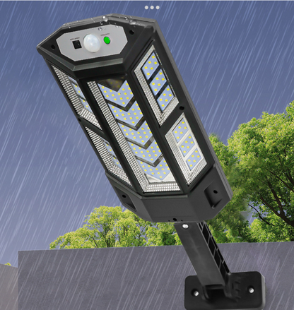 Outdoor Solar Wall Light with Remote and Motion Sensor
