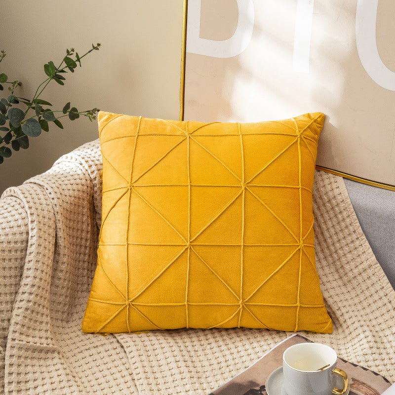 Creative Plush Pillow Cover for Home and Office Décor