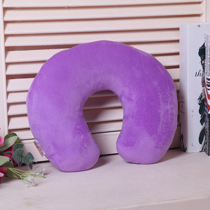 Monochrome U-Shaped Neck Support Pillow